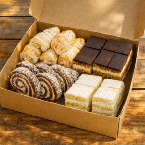 Sütemény kóstoló box variációk